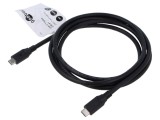Cablu USB 4.0 USB C 1,8m negru 40Gbps Goobay