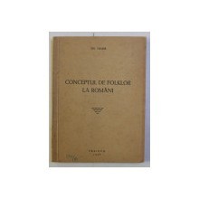 CONCEPTUL DE FOLKLOR LA ROMANI - GH. VRABIE foto