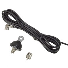 Cablu antena PNI FC27 4 m cu montura fluture si mufa PL259