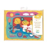 Cumpara ieftin Set pictura cu apa Djeco - La drum