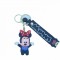 Breloc de chei sau ghiozdan Minnie Negru SPV205