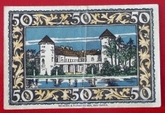 Germania notgeld 50 pfennig Rheinsberg ** foto