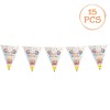 Set Stegulețe Petrecere, Happy Birthday, 4.8m, 15 Bucăți, Multicolor, Oem