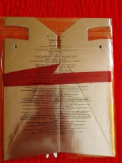 Cutie carton pentru cadou Diamond cu panglica si eticheta pentru nume