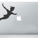 Peter pan shadow macbook laptop sticker, 4World