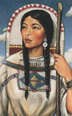SUA , Personaj din istorie,Sacagawea (Femeia pasare) - Laramie statul Wyoming foto