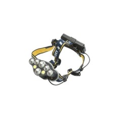 Lanterna frontala de cap cu 8 LED-uri, 3 moduri iluminare, baterie 2200mAh reincarcabila USB Crownman Cod: DISUF01 Automotive TrustedCars