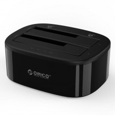 Rack extern HDD/SSD Orico 6228US3-C PRO 2x 2.5/3.5&amp;quot;, USB 3.0, docking station foto