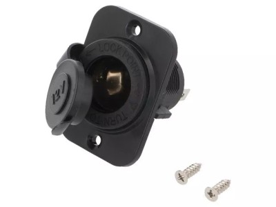 Priza panou soclu bricheta auto x1 12V DC 20A SCI A13-142AP-BB3 foto