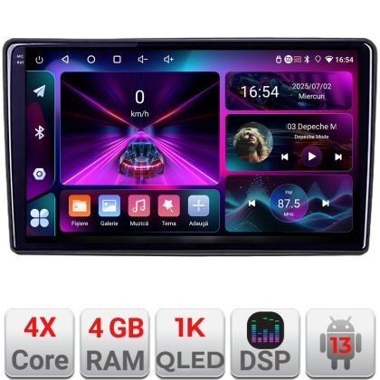 Navigatie Alfa Romeo 159 2005-2011 dedicata Android radio gps internet 4+64 Incell display Qled Rockchip Kit-+EDT-E209-RK CarStore Technology