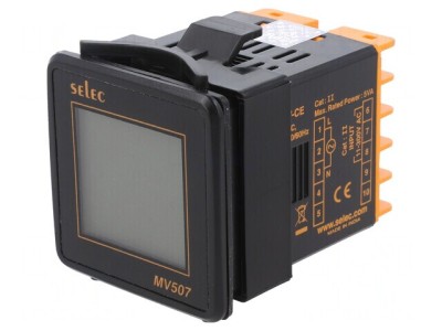 Voltmetru Digital de Panou 50-480V LCD foto
