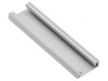 Profil Aluminiu Argintiu 1m pentru Module LED de Suprafață