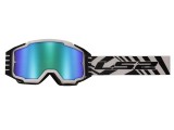 Ochelari cross/enduro/atv LS2, lentila oglinda, culoare alb/negru Cod Produs: MX_NEW AK7202012002