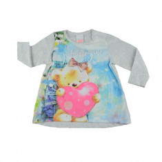 Bluza cu maneca lunga pentru fete Atut A-7026-74, Multicolor foto