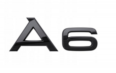 Emblemă A6 Emblemă Logo-ul Audi A6 Negru REAR SPORT foto