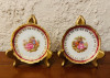 2 FARFURIOARE DECORATIVE- MARCAJ MEISSNER LIMOGES FRANCE D10,5cm