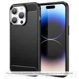 Husa pentru Xiaomi Redmi Note 14 Pro 4G / Poco F7 - Techsuit Carbon Silicone - Black