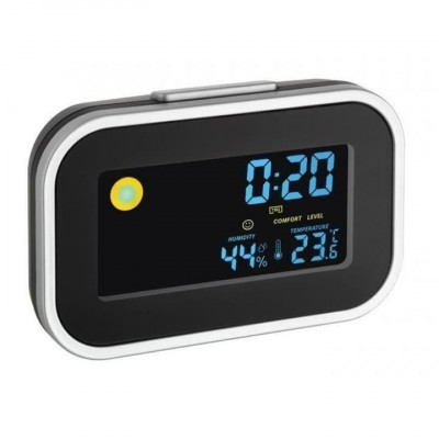 Termo-higrometru cu ceas si alarma TFA 60.2015 foto
