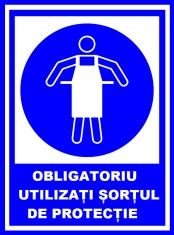 Placuta obligatoriu utilizati sortul de protectie foto