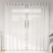 vidaXL Perdele Voile cu Bucle 2 buc Alb 140x225 cm 4102333