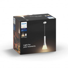 Pendul Philips HUE ambianta alba Explore, E27, 9W, (60W), 806 lm, intrerupator cu variator inclus foto