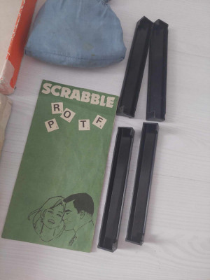 Jucarie veche comunista,Joc Romanesc de colectie SCRABBLE anul 1984,de COLECTIE foto