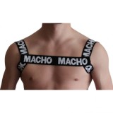 MACHO - DOUBLE BLACK HARNESS, MACHO UNDERWEAR