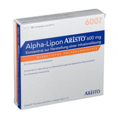 Acid alfa lipoic injectabil (germania) (5x24ml) foto