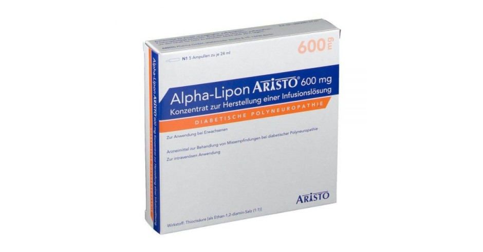 Acid alfa lipoic injectabil (germania) (5x24ml) | Okazii.ro