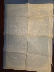 A3016N Harta căilor de comunicație din județul Olt &icirc;n anul 1926 realizată de Serviciul Poduri și Șosele din județul Olt
