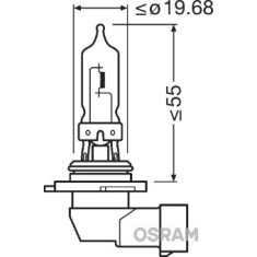 BEC 12V HB3 60 W ORIGINAL OSRAM