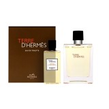 Set Hermes: Terre d&#039;Hermes, Apă de toaletă, Bărbați, 100 ml + Terre d&#039;Hermes, Gel de duș, Pentru toate tipurile de piele, 80 ml