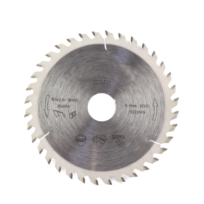 Disc circular, pentru lemn, Hikoki 752417, 165 x 30 x 1.6 mm