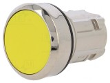 Comutator apăsare 22mm galben