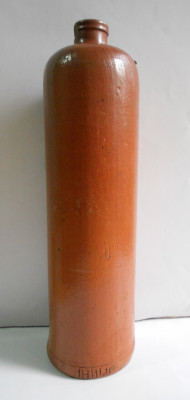 Sticla de ceramica smaltuita 1 l. (recipient, vas de ceramica), h = 29,5, #1 foto