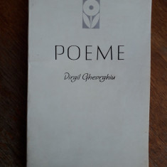 Poeme - Virgil Gheorghiu (autograf) / R3P1S