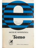 Nicolae Manolescu - Teme, vol. 1 (editia 1971)