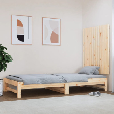 Tablie de pat pentru perete, 82,5x3x90 cm, lemn masiv de pin GartenMobel Dekor foto