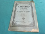 AMINTIRI * C&Acirc;NTECE POPULARE ROM&Acirc;NEȘTI * PENTRU COR MIXT ȘI PIANO * GH. HORONCEA, D.C. POPA RADU * 1910 * 4 3 4