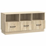 vidaXL Cabinet TV Stejar Sonoma 102 x 34,5 x 47 cm Lemn prelucrat 895367