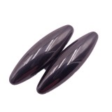 Set de 2 Bile Magnetice Antistres, Ovale, 6 cm, Negru
