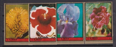 AJMAN FLORI MI: 2144-2147 MNH foto