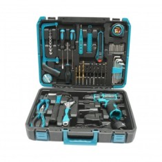 Masina de gaurit si insurubat, 2 acumulatori 12V/1.5Ah cu scule si unelte 49 piese