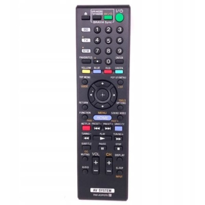 Telecomanda pentru Sony RM-ADP070, x-remote, Netflix, Negru foto