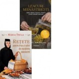 Pachet Hrana curata si leac bun: 1. Leacuri manastiresti; 2. Retete pentru trup si suflet din bucataria manastirii - Mariana Borloveanu, Maica Tecla