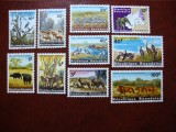 RWANDA FAUNA SERIE MNH, Nestampilat