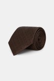 Michael Kors cravată de mătase culoarea maro, MK0DT00190