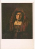 FA96 -Carte Postala- RUSIA - Pushkin Museum, Moscow - Rembrandt Harmensz van Rijn, Portrait of a old woman, necirculata