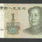 CHINA 1 YUAN 1999 [4] P- 895 b , Prefix : lit / nr / lit / nr , VF