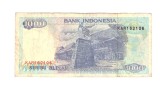 Bancnota Indonezia 1000 rupiah 1992, circulata, stare relativ buna